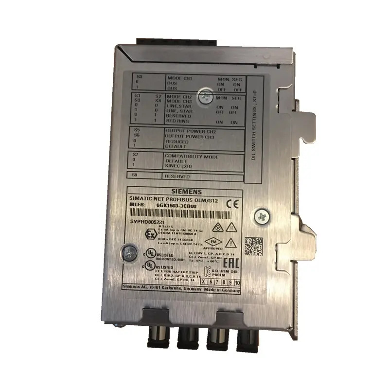Siemens Fiber Optic Module 6GK1503-3CB00 Siemens Fiber Optic Module 6GK1503-3CB00