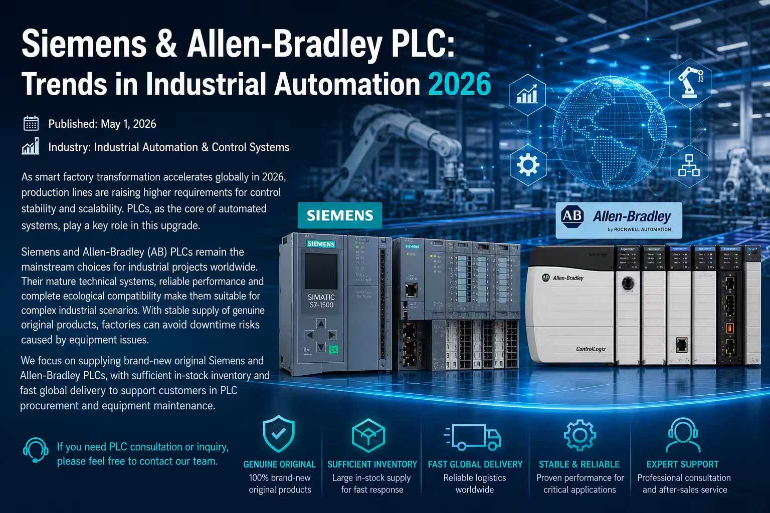 Siemens & Allen-Bradley PLC: Trends in Industrial Automation 2026